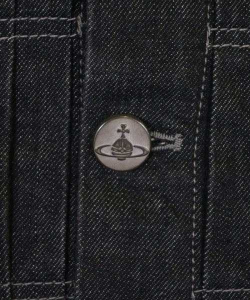 Vivienne Westwood（ヴィヴィアンウエスドウッド）デニムジャケット 黒 サイズ:S レディース/2200636829046