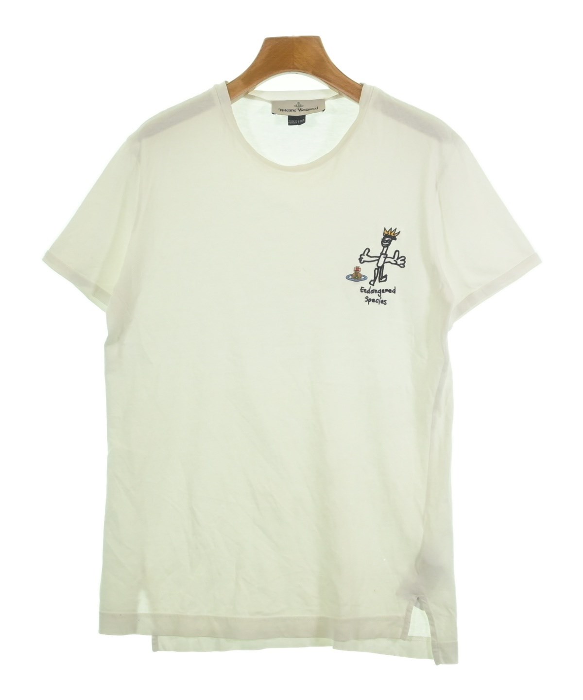 Vivienne Westwood - ちゃっきぃ    スクイグル 薄手長袖カットソー 美品 VARSITY ORB＆STRIPES NEW長袖Tシャツ(ブラック)（メンズ