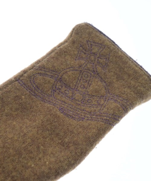 Vivienne Westwood（ヴィヴィアンウエスドウッド）手袋 茶 サイズ:- レディース/2200615453125