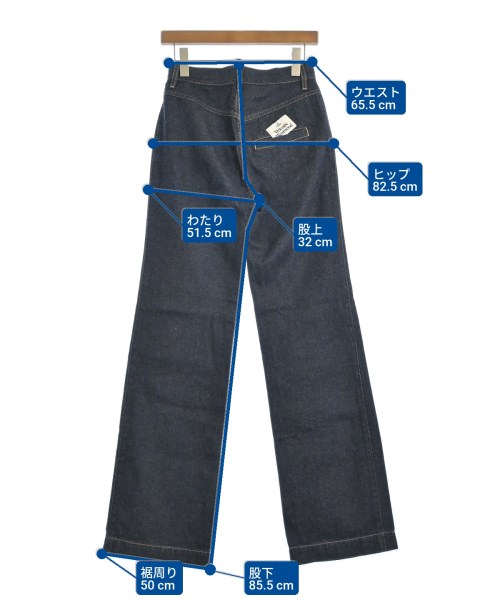 Vivienne Westwood（ヴィヴィアンウエスドウッド）デニムパンツ 紺 サイズ:25(S位) レディース/2200617373025