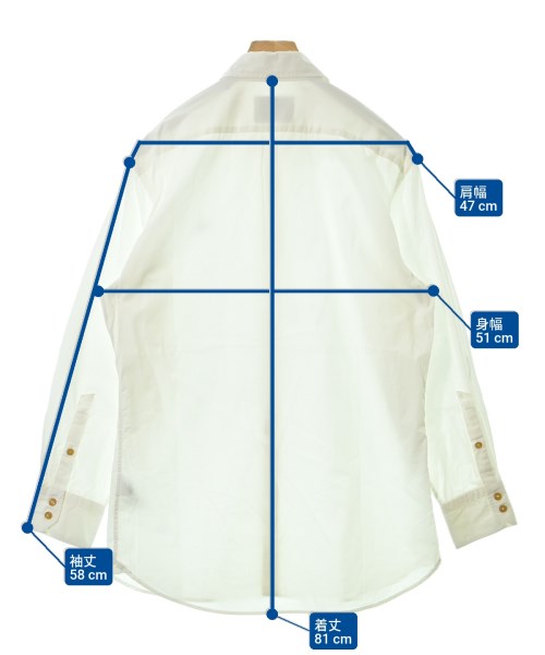 Vivienne Westwood（ヴィヴィアンウエスドウッド）カジュアルシャツ 白 サイズ:50(XL位) メンズ/2200672597077