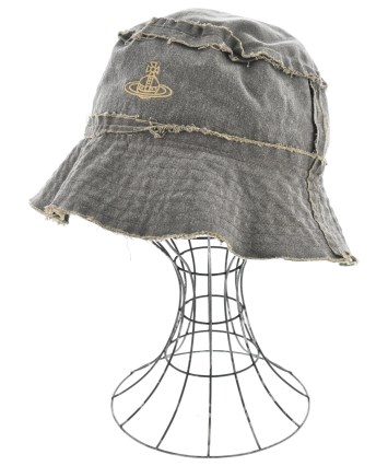 Vivienne Westwood グレー アウトドアハット Vivienne Westwood（ヴィヴィアンウエスドウッド）ハット 茶 サイズ