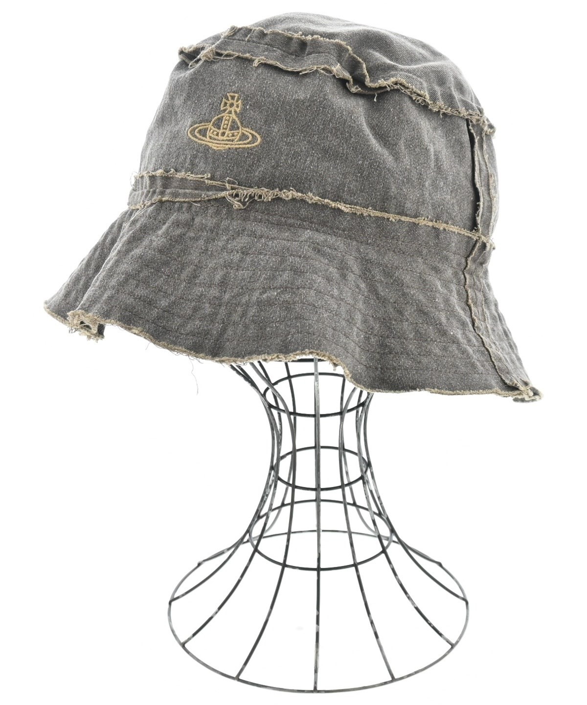 Vivienne Westwood ウールハット グレー刺繍ロゴ付き Amazon | [ヴィヴィアンウエストウッド] 帽子 ハット 冬 バスク