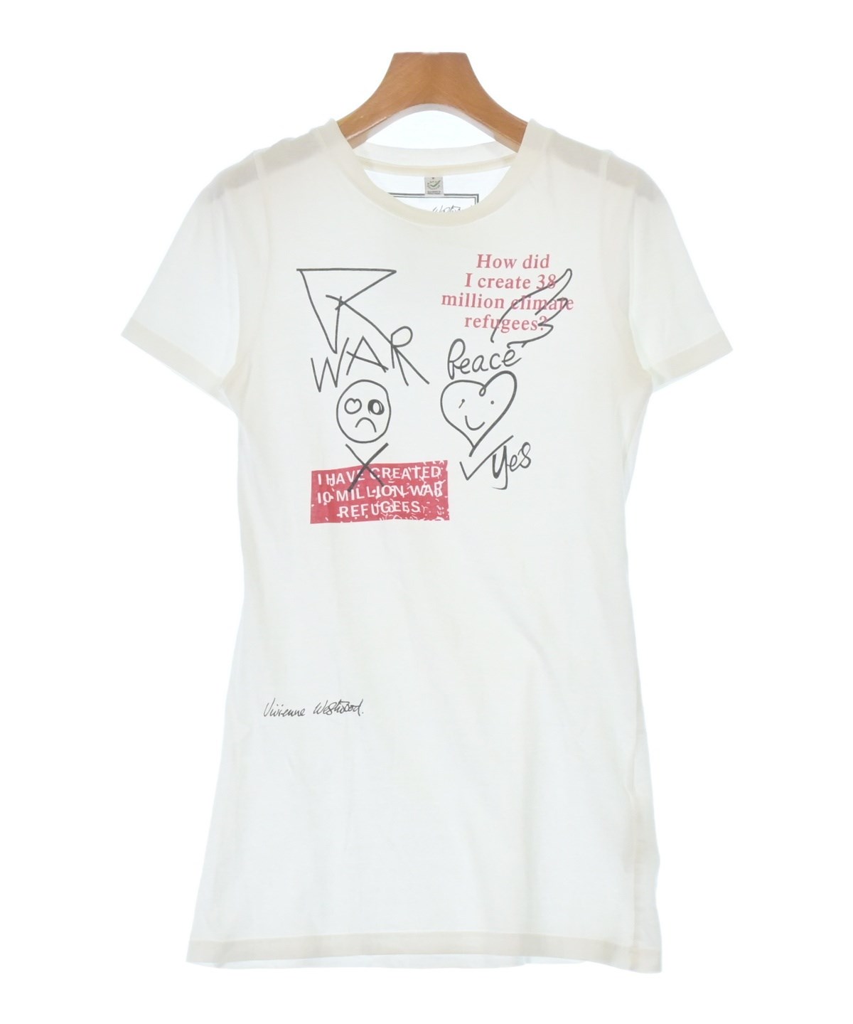 S*u様 Vivienne Westwood ホワイト Tシャツ Vivienne Westwood（ヴィヴィアンウエスドウッド）Tシャツ・カットソー