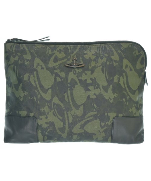 Vivienne Westwood(ヴィヴィアンウエスドウッド)クラッチバッグ カーキ サイズ:-/2200672773112