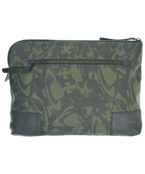 Vivienne Westwood（ヴィヴィアンウエスドウッド）クラッチバッグ カーキ サイズ:- メンズ/2200672773112