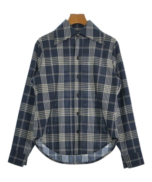 Vivienne Westwood(ヴィヴィアンウエスドウッド)カジュアルシャツ 紺 サイズ:38(S位)/2200673221025
