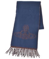 Vivienne Westwood（ヴィヴィアンウエスドウッド）マフラー 青 サイズ:- メンズ/2200677369051