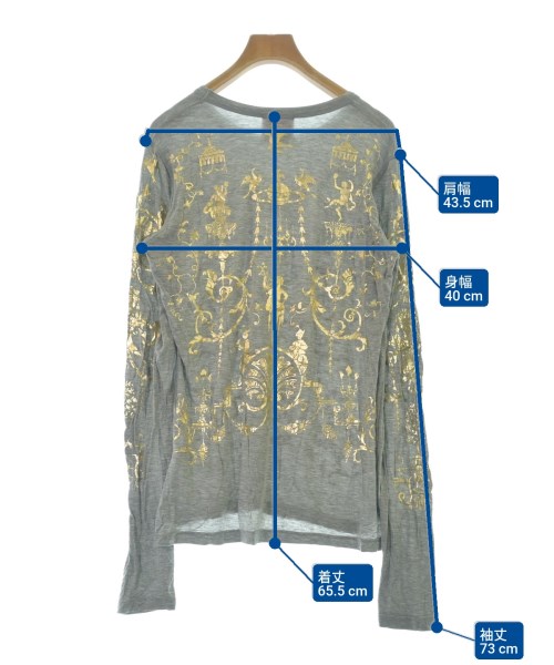 Vivienne Westwood（ヴィヴィアンウエスドウッド）Tシャツ・カットソー グレー サイズ:M レディース/2200697936677