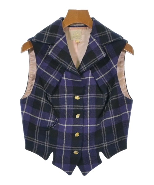 Vivienne Westwood(ヴィヴィアンウエスドウッド)ベスト 紫 サイズ:12(S位)/2200701705039