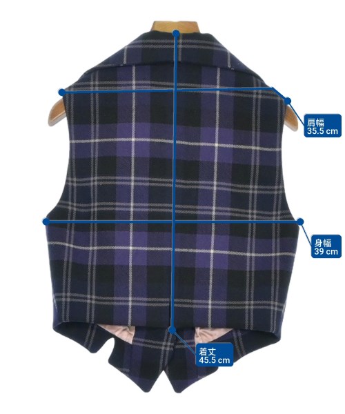 Vivienne Westwood（ヴィヴィアンウエスドウッド）ベスト 紫 サイズ:12(S位) レディース/2200701705039