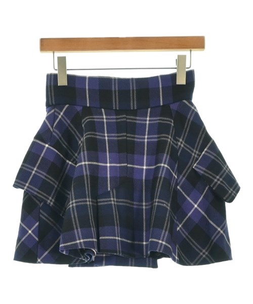 Vivienne Westwood（ヴィヴィアンウエスドウッド）ミニスカート 紫 サイズ:10(S位) レディース/2200701705046