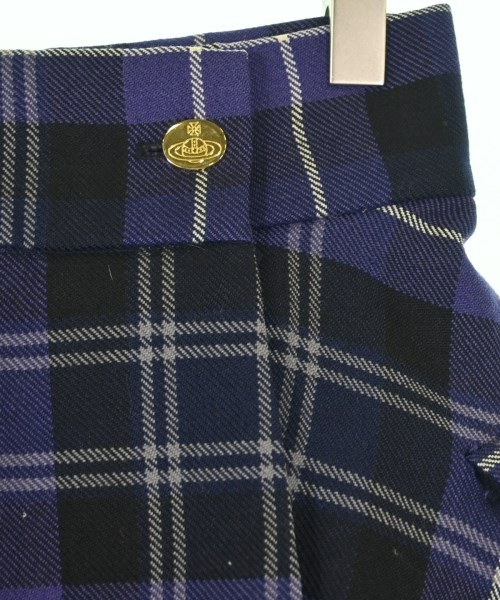 Vivienne Westwood（ヴィヴィアンウエスドウッド）ミニスカート 紫 サイズ:10(S位) レディース/2200701705046