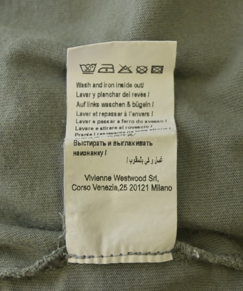 Vivienne Westwood（ヴィヴィアンウエスドウッド）Tシャツ・カットソー カーキ サイズ:S メンズ/2200711199057