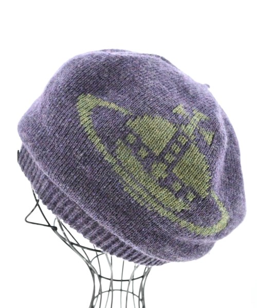 Vivienne Westwood（ヴィヴィアンウエスドウッド）ニットキャップ・ビーニー 紫 サイズ:M レディース/2200719196010