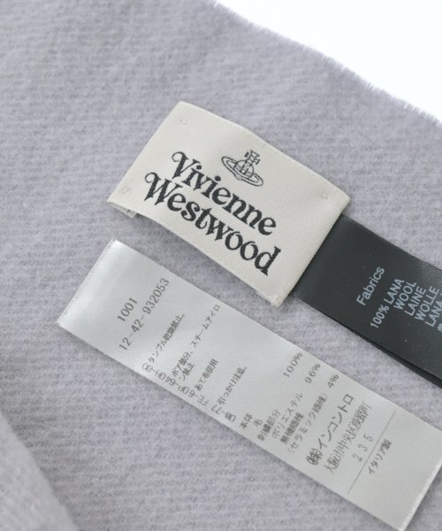 Vivienne Westwood（ヴィヴィアンウエスドウッド）マフラー グレー サイズ:- レディース/2200648141044