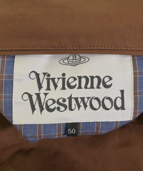 Vivienne Westwood（ヴィヴィアンウエスドウッド）ステンカラーコート 茶 サイズ:50(XL位) メンズ/2200653112183