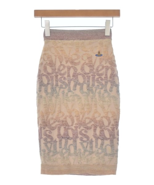 Vivienne Westwood(ヴィヴィアンウエスドウッド)ひざ丈スカート ベージュ サイズ:S/2200665004025