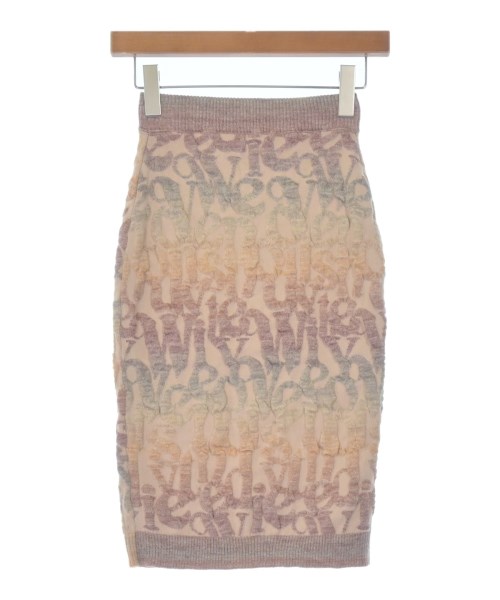 Vivienne Westwood（ヴィヴィアンウエスドウッド）ひざ丈スカート ベージュ サイズ:S レディース/2200665004025