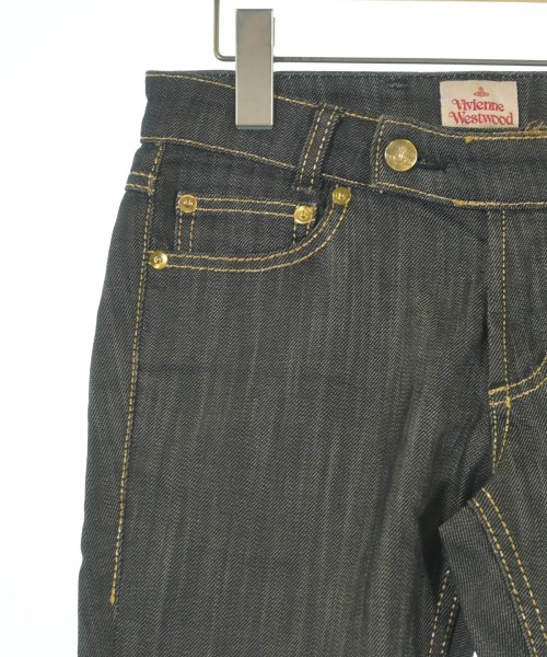 Vivienne Westwood（ヴィヴィアンウエスドウッド）デニムパンツ 黒 サイズ:1(L位) レディース/2200662909040