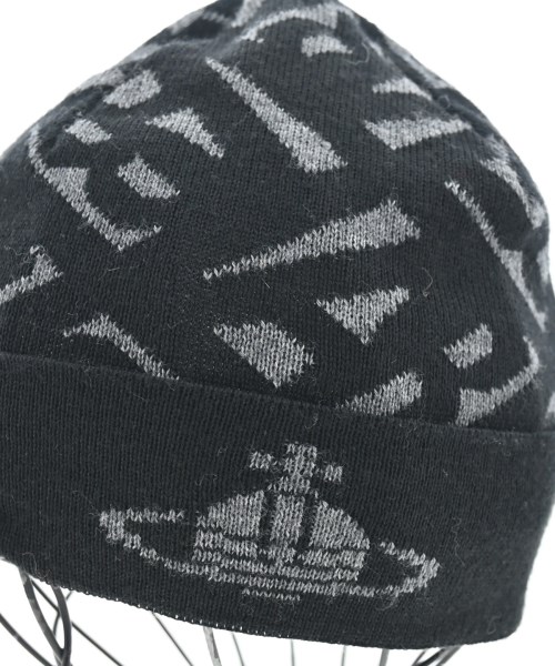 Vivienne Westwood（ヴィヴィアンウエスドウッド）ニットキャップ・ビーニー 黒 サイズ:- レディース/2200667939158