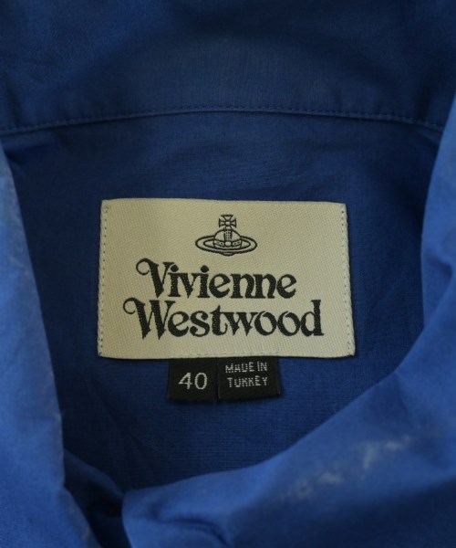 Vivienne Westwood（ヴィヴィアンウエスドウッド）ドレスシャツ 青 サイズ:40(M位) レディース/2200727482105