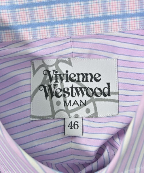 Vivienne Westwood MAN（ヴィヴィアンウエストウッドマン）カジュアルシャツ ピンク サイズ:46(M位) メンズ/2200640169091