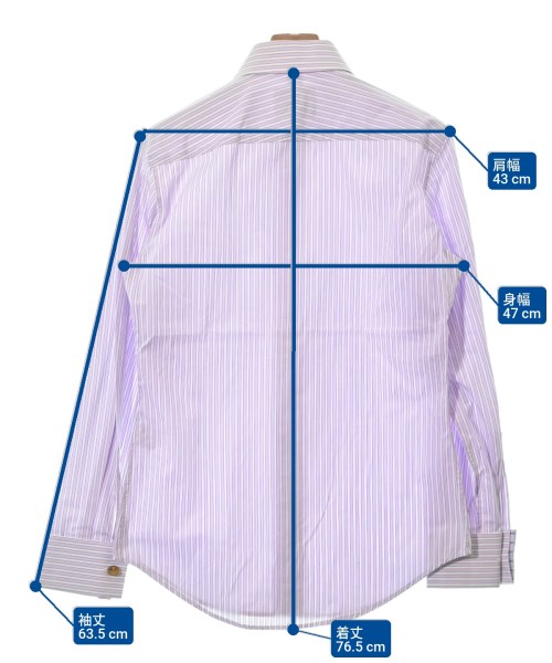Vivienne Westwood MAN（ヴィヴィアンウエストウッドマン）カジュアルシャツ ピンク サイズ:46(M位) メンズ/2200640169091