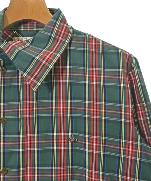 Vivienne Westwood MAN（ヴィヴィアンウエストウッドマン）カジュアルシャツ 緑 サイズ:48(L位) メンズ/2200641707025