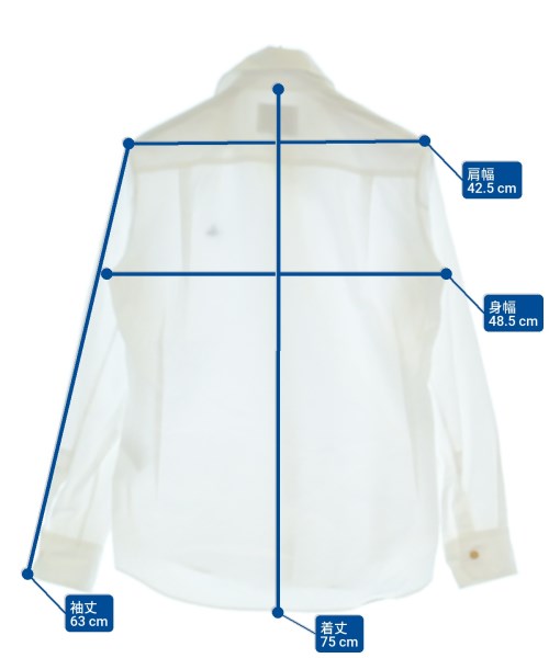 Vivienne Westwood MAN（ヴィヴィアンウエストウッドマン）カジュアルシャツ 白 サイズ:44(S位) メンズ/2200643146044