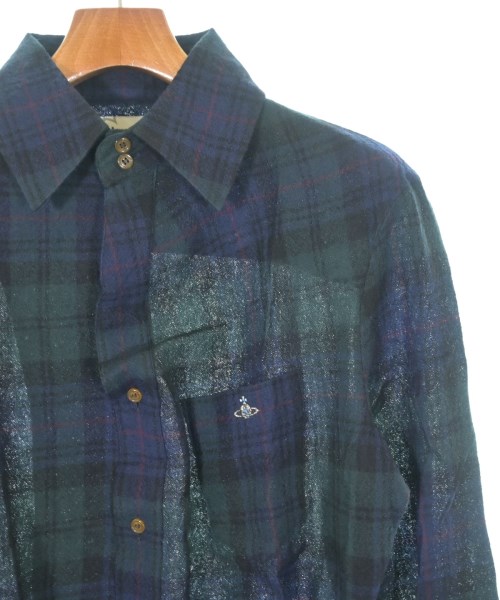 Vivienne Westwood MAN（ヴィヴィアンウエストウッドマン）カジュアルシャツ 紺 サイズ:48(L位) メンズ/2200643756021