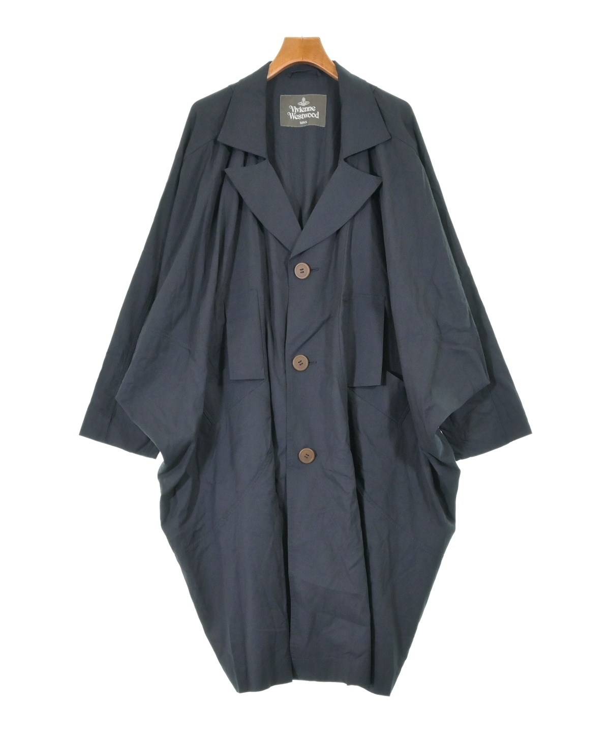 Vivienne Westwood MAN コート（その他） XXL 紺 【古着】【中古】【送料無料】 Vivienne Westwood MAN（ヴィヴィアンウエストウッドマン）その他 紺
