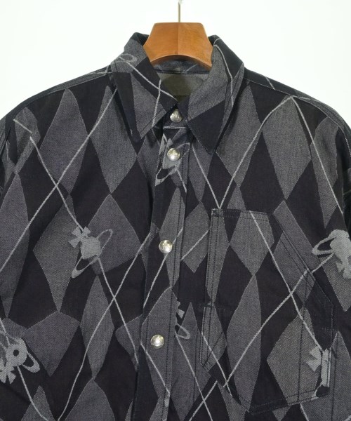 Vivienne Westwood MAN（ヴィヴィアンウエストウッドマン）カジュアルシャツ 紺 サイズ:-(XL位) メンズ/2200618230129
