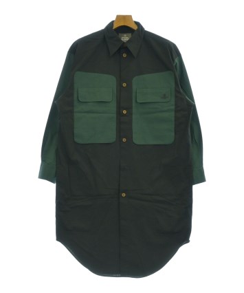 ★変形★ Vivienne Westwood MAN ポロシャツ 半袖 黒 緑 ヴィヴィアンウエストウッド 中古 / オーブ刺繍半袖ポロシャツ 02