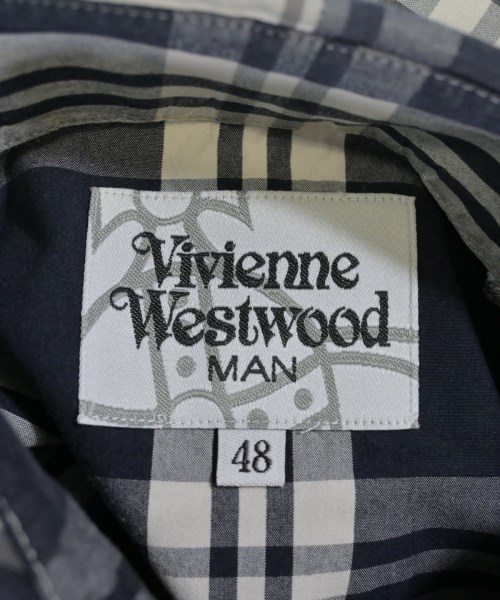 Vivienne Westwood MAN（ヴィヴィアンウエストウッドマン）カジュアルシャツ 紺 サイズ:48(L位) メンズ/2200618230198