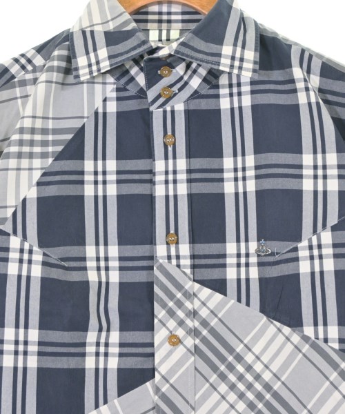 Vivienne Westwood MAN（ヴィヴィアンウエストウッドマン）カジュアルシャツ 紺 サイズ:48(L位) メンズ/2200618230198