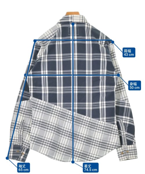 Vivienne Westwood MAN（ヴィヴィアンウエストウッドマン）カジュアルシャツ 紺 サイズ:48(L位) メンズ/2200618230198