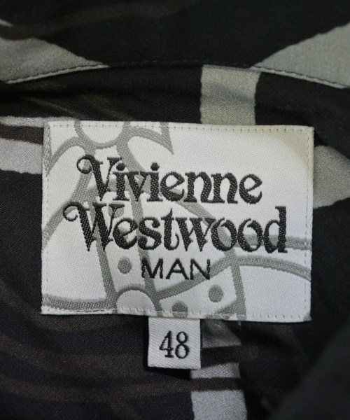 Vivienne Westwood MAN（ヴィヴィアンウエストウッドマン）カジュアルシャツ 黒 サイズ:48(L位) メンズ/2200618230204