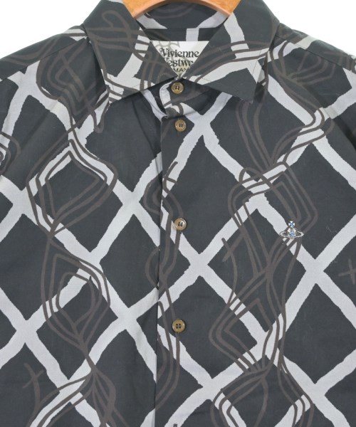 Vivienne Westwood MAN（ヴィヴィアンウエストウッドマン）カジュアルシャツ 黒 サイズ:48(L位) メンズ/2200618230204