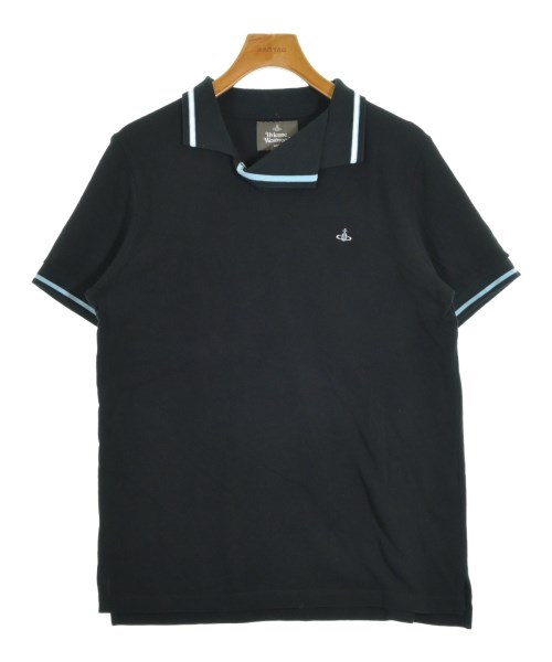 Vivienne Westwood MAN(ヴィヴィアンウエスドウッドマン)ポロシャツ 黒 サイズ:48(L位)/2200629980051