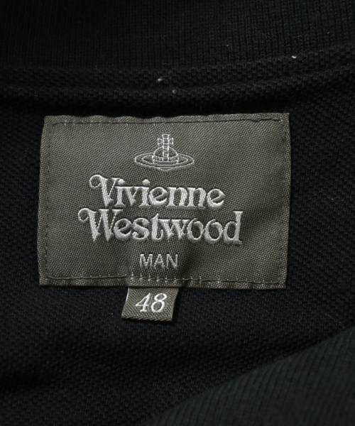 Vivienne Westwood MAN（ヴィヴィアンウエストウッドマン）ポロシャツ 黒 サイズ:48(L位) メンズ/2200629980051
