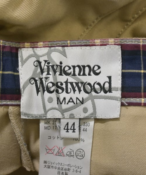 Vivienne Westwood MAN（ヴィヴィアンウエストウッドマン）チノパン ベージュ サイズ:44(S位) メンズ/2200629980242