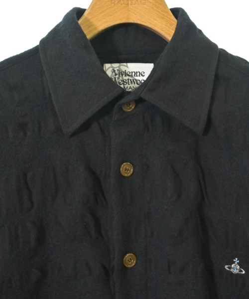 Vivienne Westwood MAN（ヴィヴィアンウエストウッドマン）カジュアルシャツ 黒 サイズ:46(M位) メンズ/2200608683027