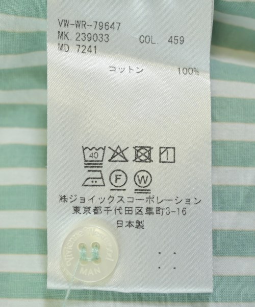Vivienne Westwood MAN（ヴィヴィアンウエストウッドマン）カジュアルシャツ 緑 サイズ:-(XXL位) メンズ/2200618880089