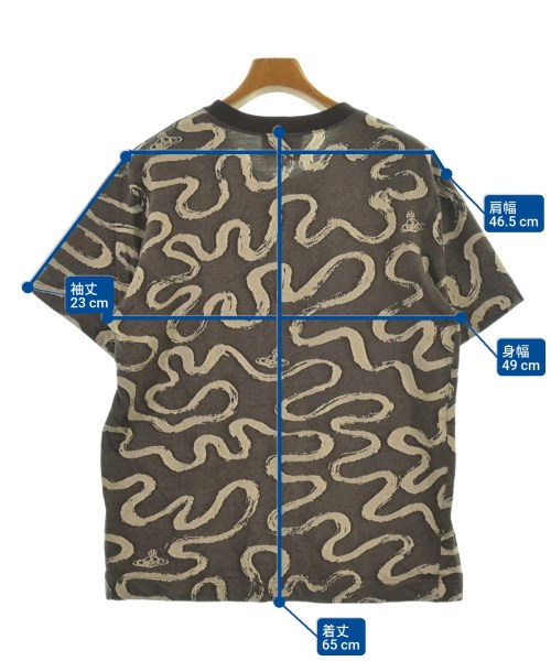 Vivienne Westwood MAN（ヴィヴィアンウエストウッドマン）Tシャツ・カットソー 茶 サイズ:46(M位) メンズ/2200614039054