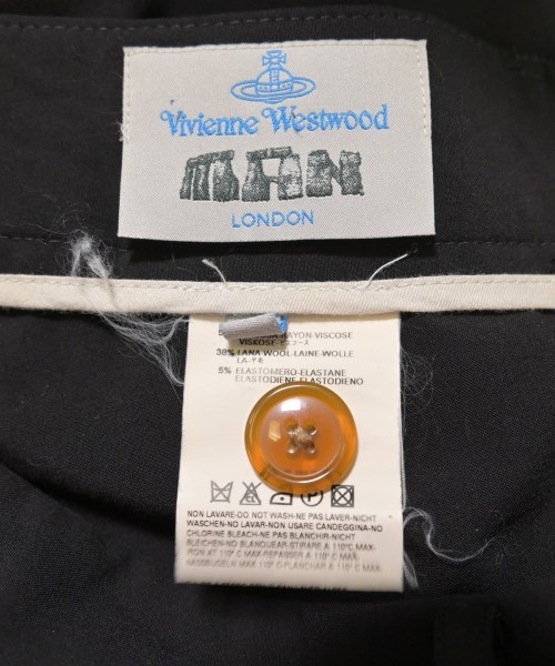 Vivienne Westwood MAN（ヴィヴィアンウエストウッドマン）スラックス 黒 サイズ:46(M位) メンズ/2200620884419