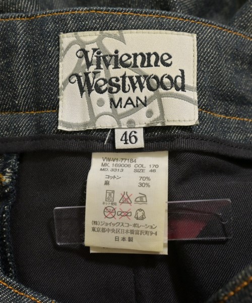 Vivienne Westwood MAN（ヴィヴィアンウエストウッドマン）デニムパンツ 黒 サイズ:46(M位) メンズ/2200616413036