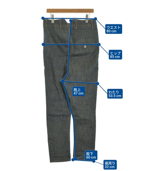 Vivienne Westwood MAN（ヴィヴィアンウエストウッドマン）デニムパンツ 黒 サイズ:46(M位) メンズ/2200616413036