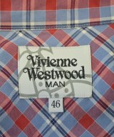Vivienne Westwood MAN（ヴィヴィアンウエストウッドマン）カジュアルシャツ 青 サイズ:46(M位) メンズ/2200616413043