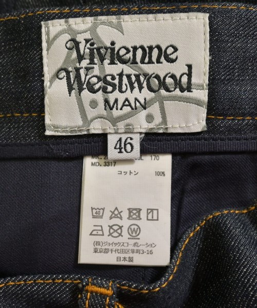 Vivienne Westwood MAN（ヴィヴィアンウエストウッドマン）デニムパンツ 黒 サイズ:46(M位) メンズ/2200616413081